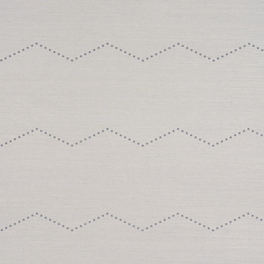 SCHUMACHER  TEXTURED & WOVEN WALLCOVERINGS RIVET STRIPE SISAL   DOVE   - 5016711