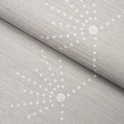 SCHUMACHER  TEXTURED & WOVEN WALLCOVERINGS ROY??RE STRIPE SISAL   DOVE   - 5016720