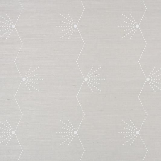 SCHUMACHER  TEXTURED & WOVEN WALLCOVERINGS ROY??RE STRIPE SISAL   DOVE   - 5016720