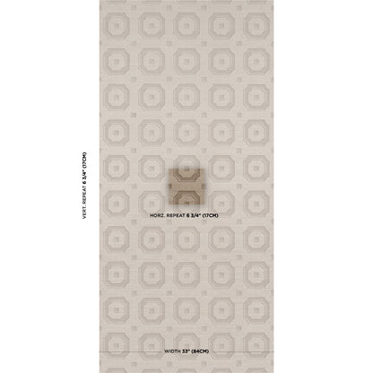 SCHUMACHER  PERENNIAL FAVORITES BEVELED FRAME SISAL   SEPIA   - 5016732