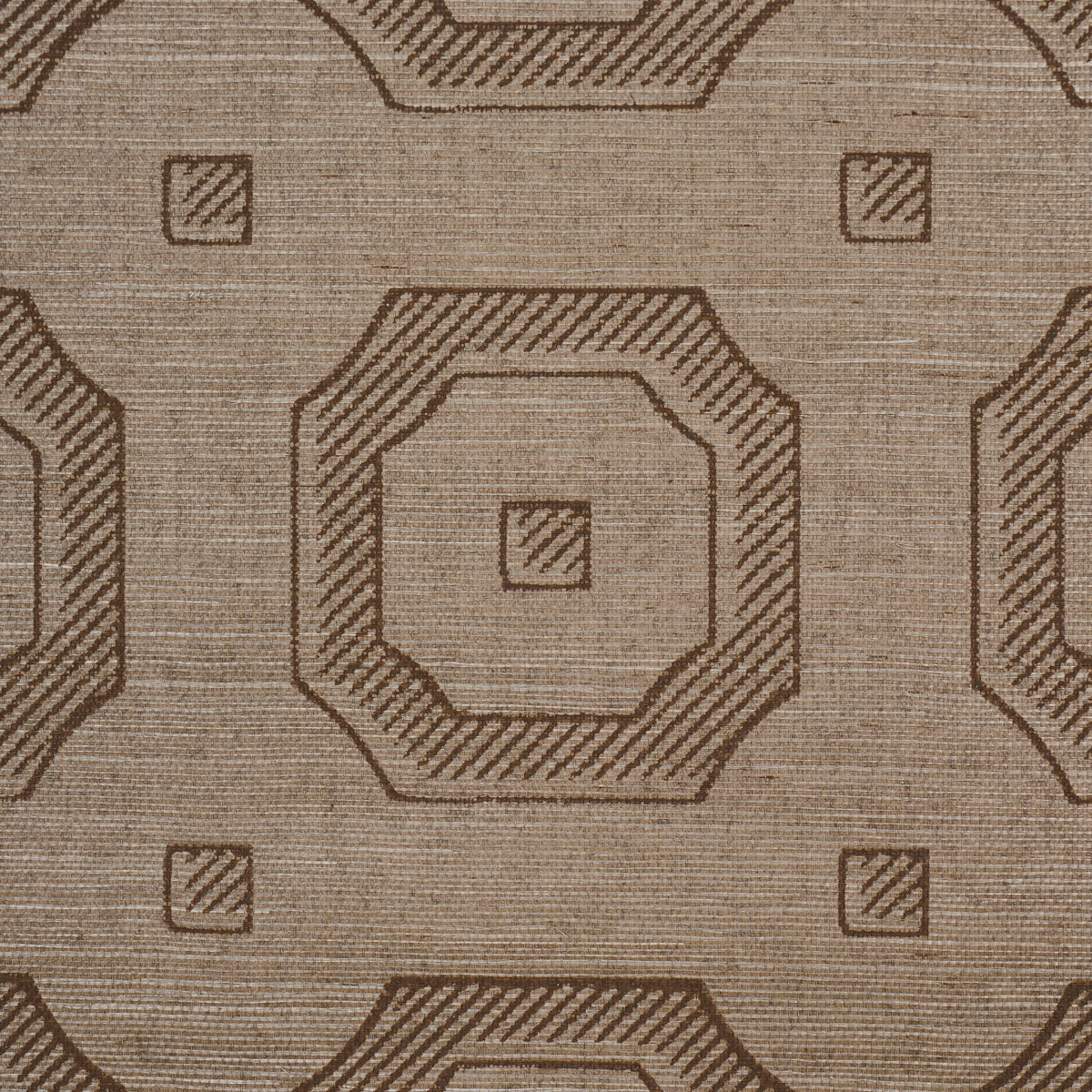 SCHUMACHER  PERENNIAL FAVORITES BEVELED FRAME SISAL   SEPIA   - 5016732