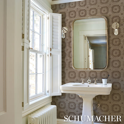 SCHUMACHER  PERENNIAL FAVORITES BEVELED FRAME SISAL   SEPIA   - 5016732