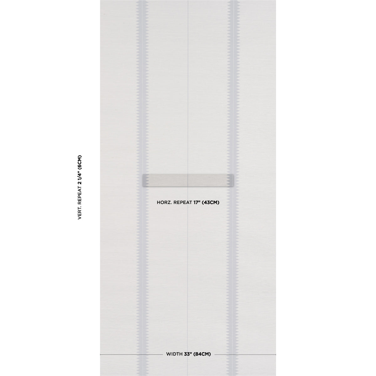 SCHUMACHER  TEXTURED & WOVEN WALLCOVERINGS BRISTLE STRIPE SISAL   DOVE   - 5016741