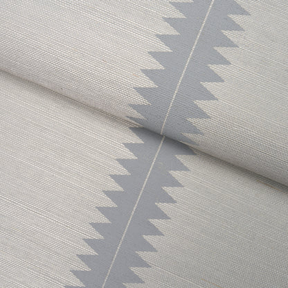 SCHUMACHER  TEXTURED & WOVEN WALLCOVERINGS BRISTLE STRIPE SISAL   DOVE   - 5016741
