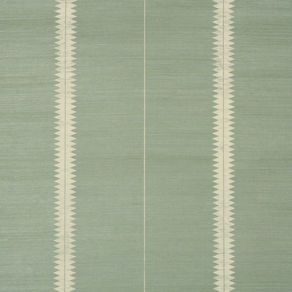 SCHUMACHER  TEXTURED & WOVEN WALLCOVERINGS BRISTLE STRIPE SISAL   SEAGLASS   - 5016742