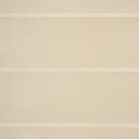SCHUMACHER  TEXTURED & WOVEN WALLCOVERINGS CHECKERED STRIPE SISAL   BIRCH   - 5016751