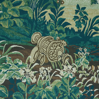 SCHUMACHER  JOHNSON HARTIG LA FOR??T 3 PANEL SET   SPRING GREEN FOREST   - 5016821