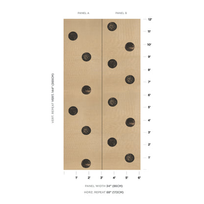 SCHUMACHER  BACKDROP MONTE CARLO SISAL 2 PANEL SET   OATMEAL   - 5016841