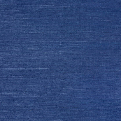 Blue woven fabric swatch with subtle texture and visible weft, suitable for apparel or upholstery.