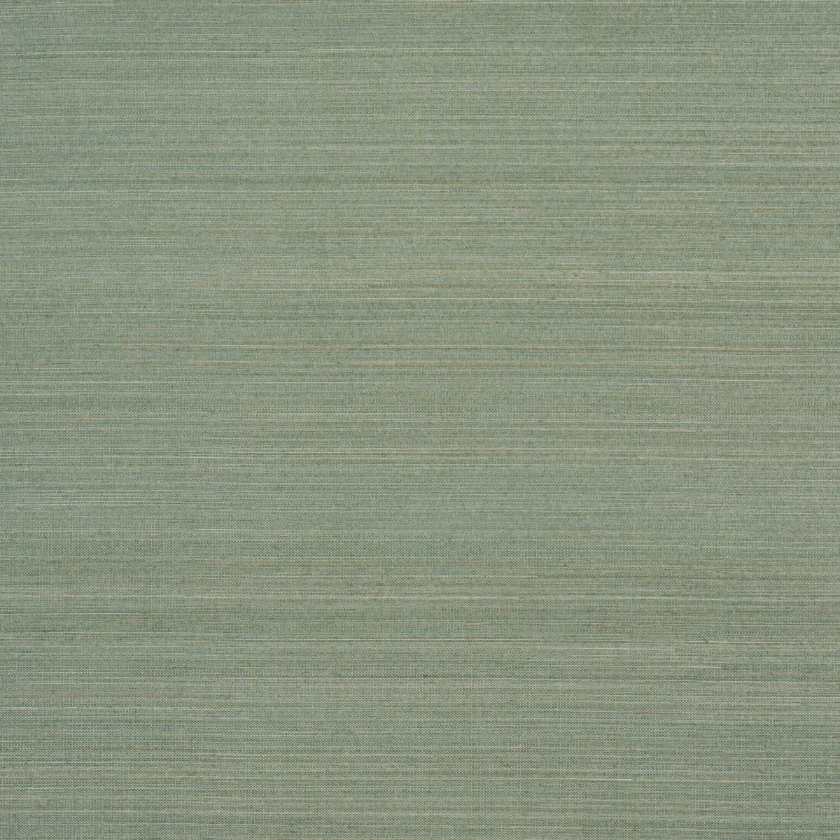Seafoam-green wallcovering with a textured surface and subtle horizontal stripes.