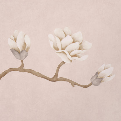 SCHUMACHER  BOTANICAL GARDEN MAGNOLIA TREE   DUSTY BLUSH   - 5016933