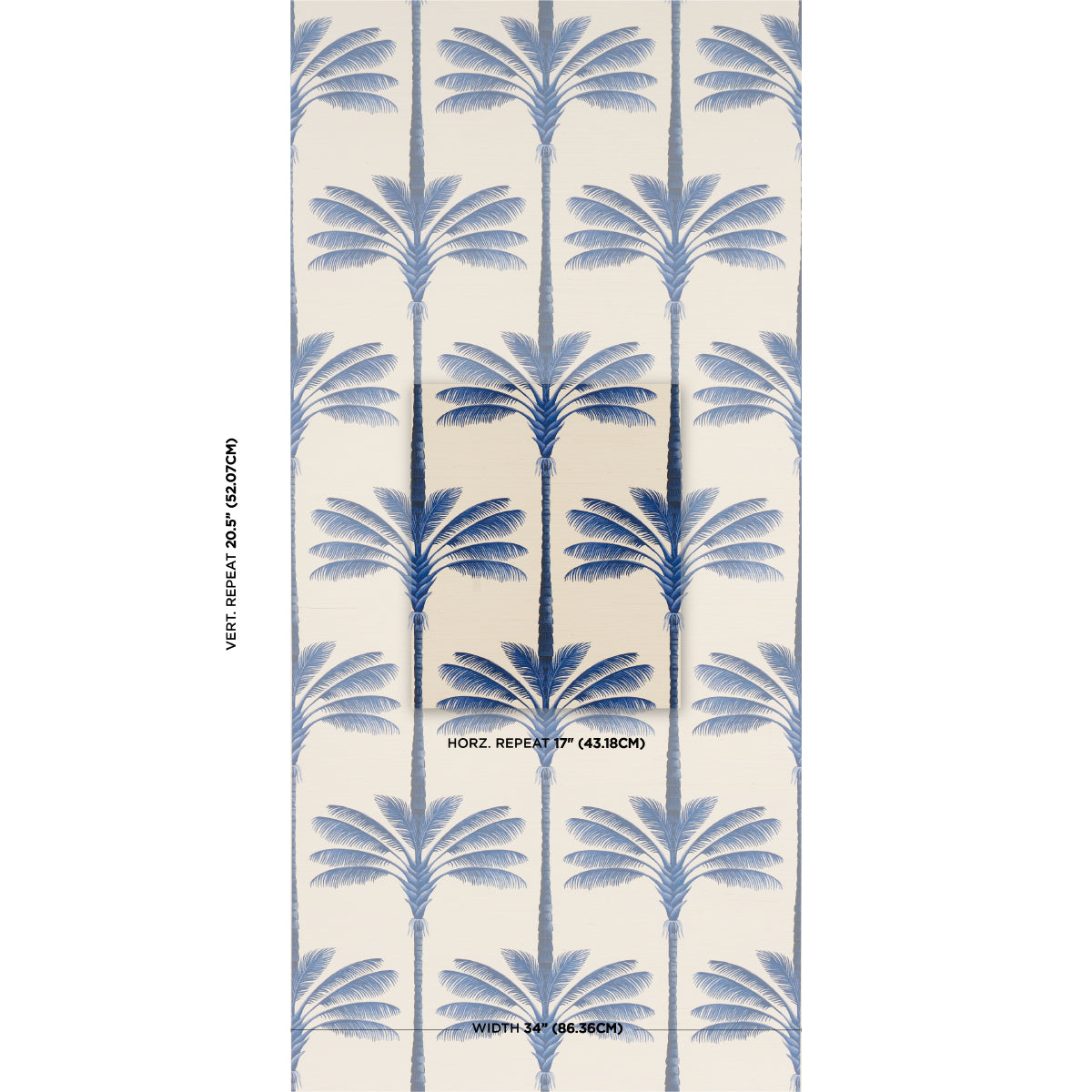 SCHUMACHER  JOHANNA ORTIZ A PALM IS A PALM SISAL   INDIGO PALM GROVE   - 5016962
