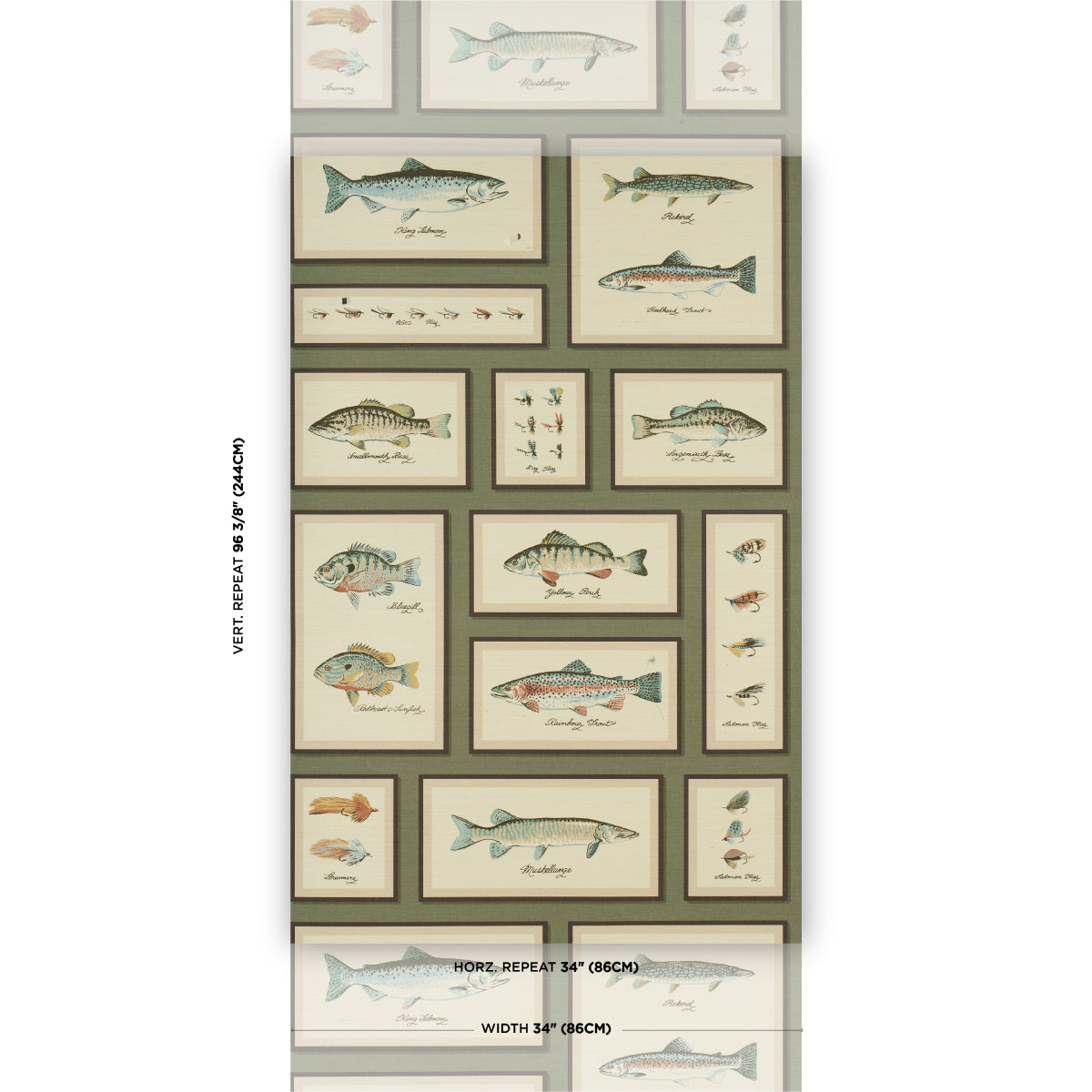 SCHUMACHER  A COUNTRY LIFE JAMIE'S TROPHIES SISAL   FOREST GREEN   - 5017000