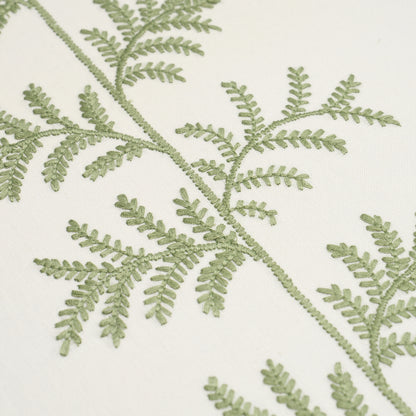 SCHUMACHER  NEW TRADITIONAL ELOISE EMBROIDERY WALLCOVERING   SAGE   - 5017100