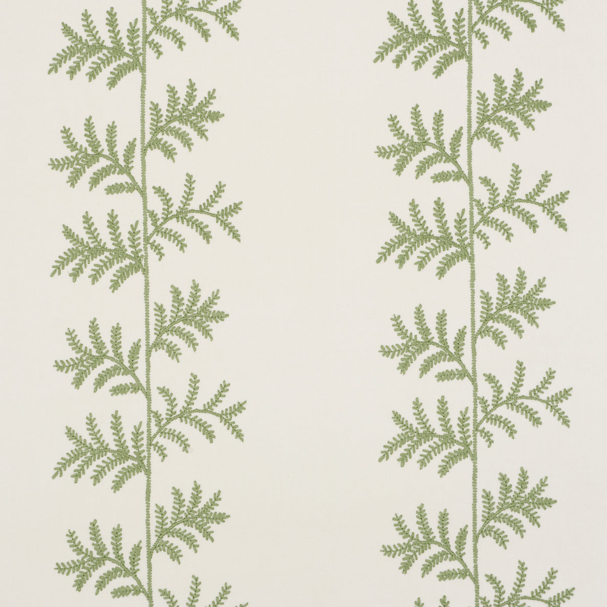 SCHUMACHER  NEW TRADITIONAL ELOISE EMBROIDERY WALLCOVERING   SAGE   - 5017100