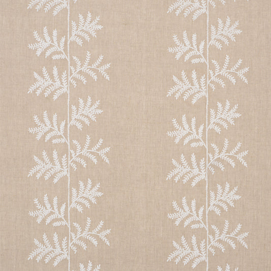SCHUMACHER  NEW TRADITIONAL ELOISE EMBROIDERY WALLCOVERING   NATURAL   - 5017101