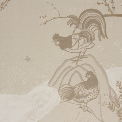 SCHUMACHER  COLETTE COSENTINO BIRDSONG 3 PANEL SET   IVORY   - 5017111