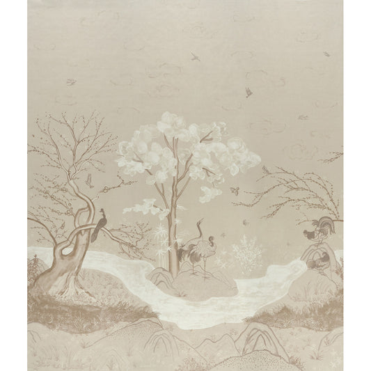 SCHUMACHER  COLETTE COSENTINO BIRDSONG 3 PANEL SET   IVORY   - 5017111