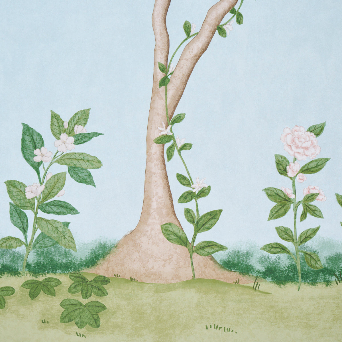 SCHUMACHER  BOTANICAL GARDEN CITRUS BLOSSOM 2 PANEL SET   SKY   - 5017162