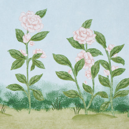 SCHUMACHER  BOTANICAL GARDEN CITRUS BLOSSOM 2 PANEL SET   SKY   - 5017162