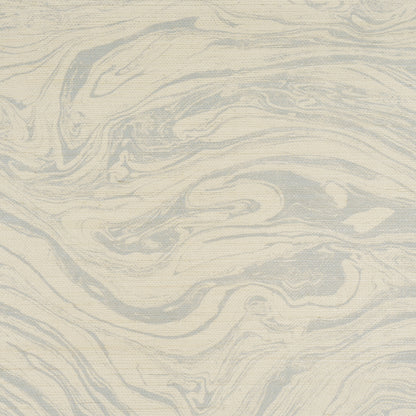 Beige and light gray marbled swirl pattern on a sisal rug.
