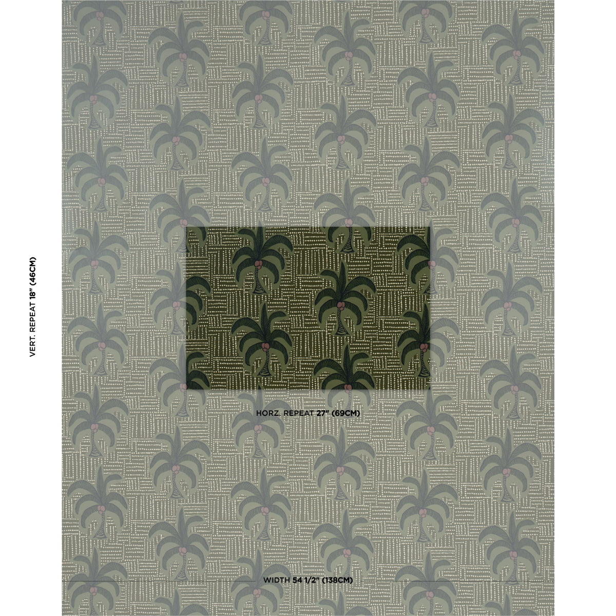 SCHUMACHER  JOHANNA ORTIZ AGUA DE COCO   PALM TREE GREEN   - 5017240