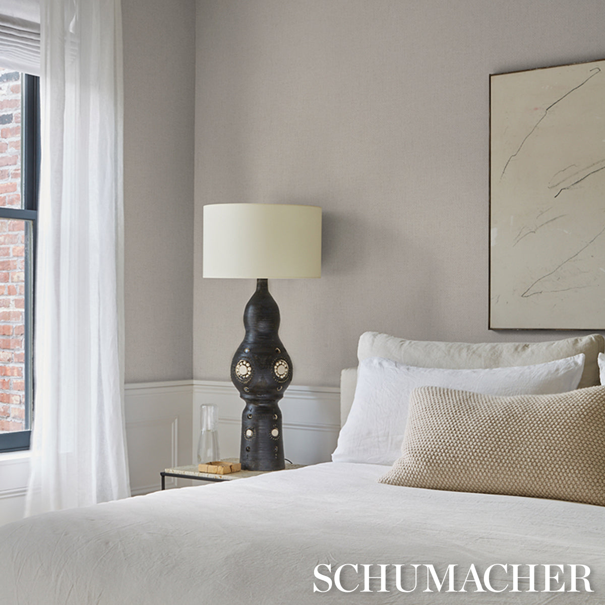 SCHUMACHER SCHUMACHER UTILITY PAPERWEAVE VINYL PEARL - 5017251 ...