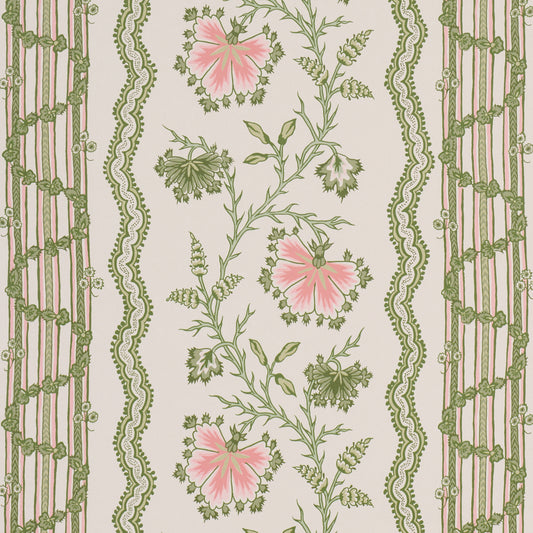 SCHUMACHER  WILLIAMSBURG PARVATI FLORAL STRIPE   PETAL   - 5017330