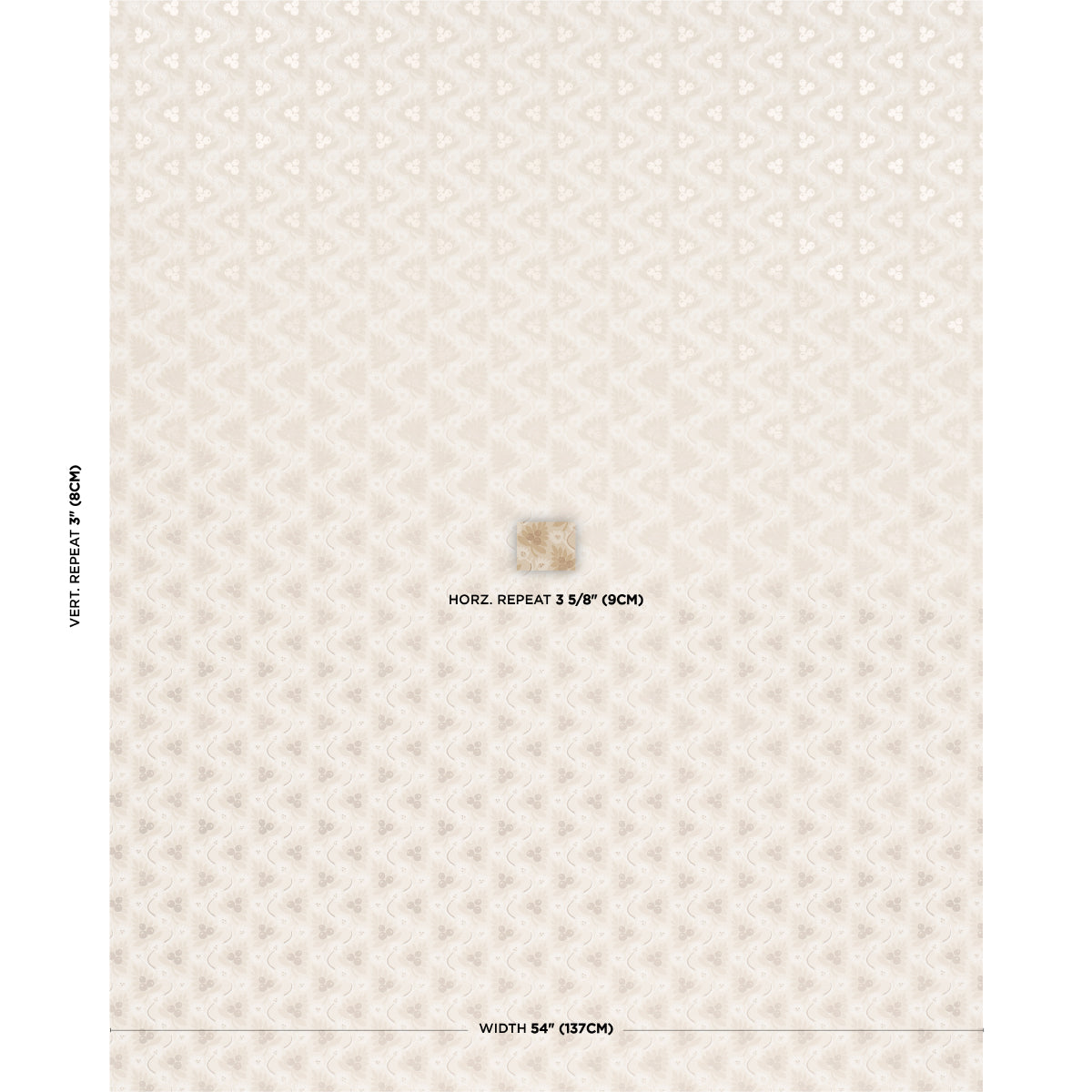 SCHUMACHER  WILLIAMSBURG CUSTIS ORCHARD   TWIG   - 5017340