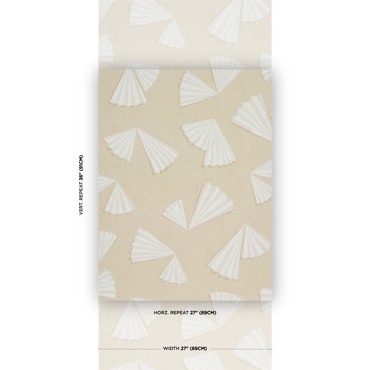 SCHUMACHER  BACKDROP ANTOINETTE   WARM WHITE   - 5017352