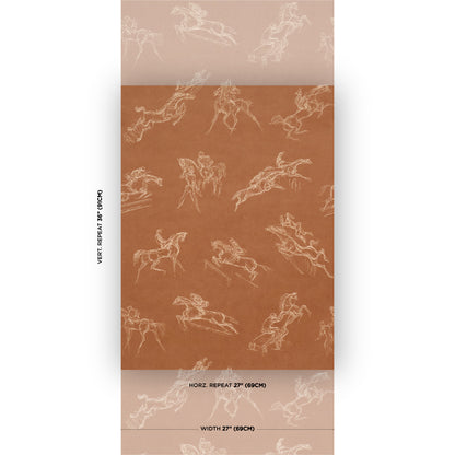 SCHUMACHER  BACKDROP TANBARK   Earthy Brown   - 5017390