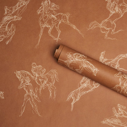 SCHUMACHER  BACKDROP TANBARK   Earthy Brown   - 5017390