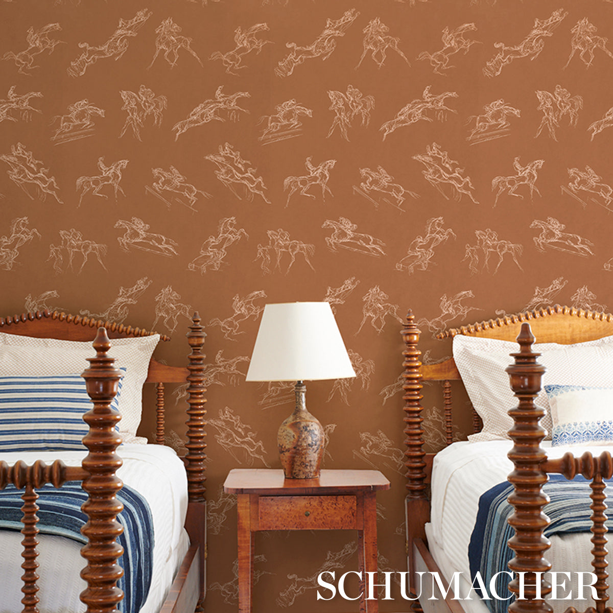 SCHUMACHER  BACKDROP TANBARK   Earthy Brown   - 5017390