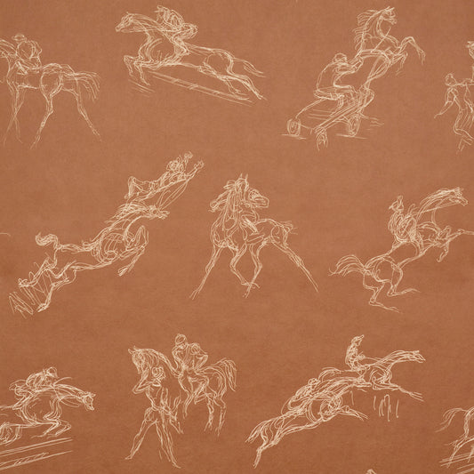 SCHUMACHER  BACKDROP TANBARK   Earthy Brown   - 5017390