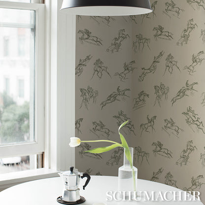 SCHUMACHER  BACKDROP TANBARK   Olive   - 5017392