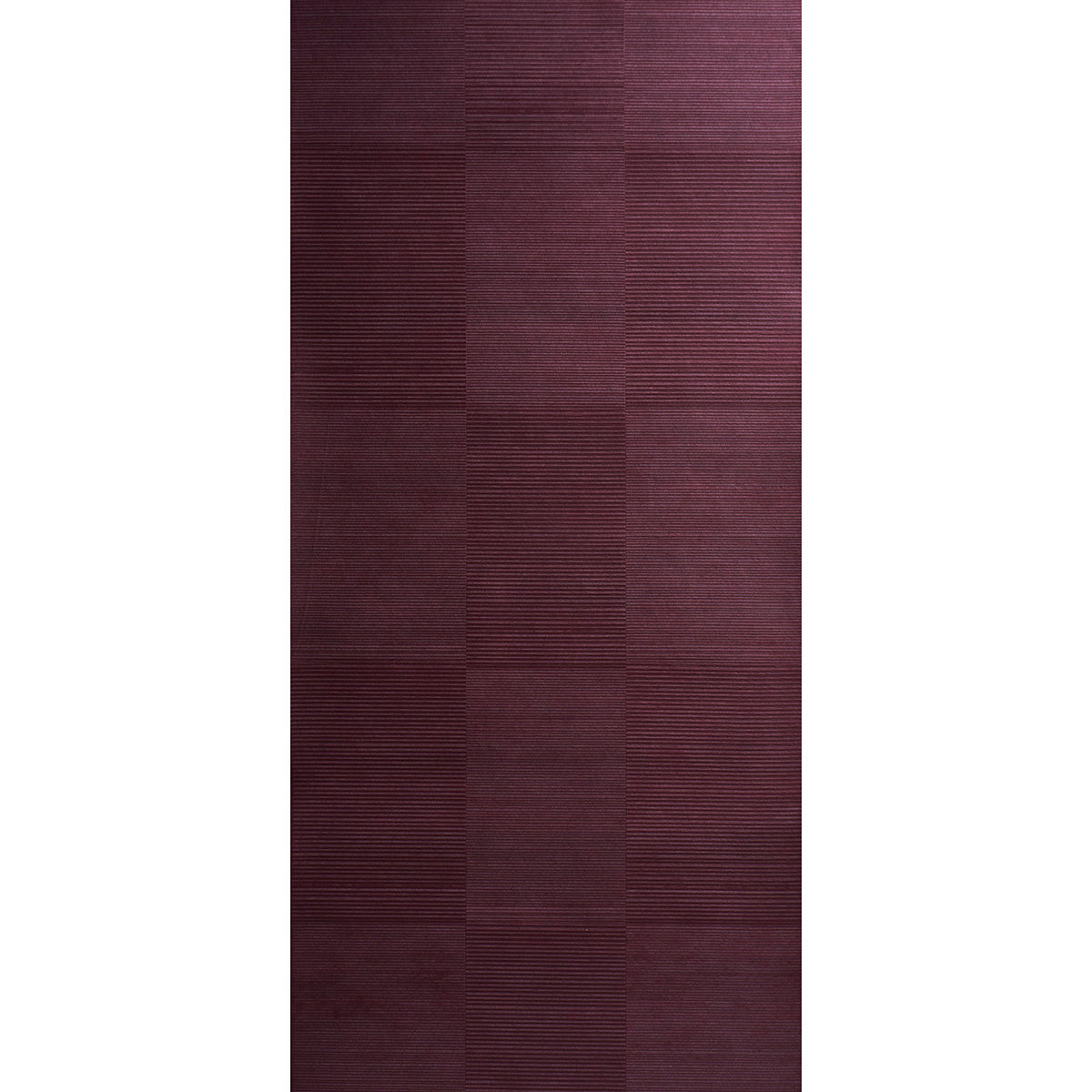 SCHUMACHER  PATTERSON FLYNN QUINTON OFFSET RIB WALLCOVERING   Oxblood   - 5017411