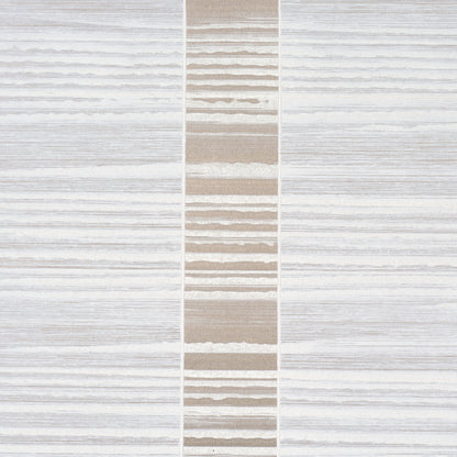 SCHUMACHER  PATTERSON FLYNN ORREN RIDGED WALLCOVERING   Pewter   - 5017440