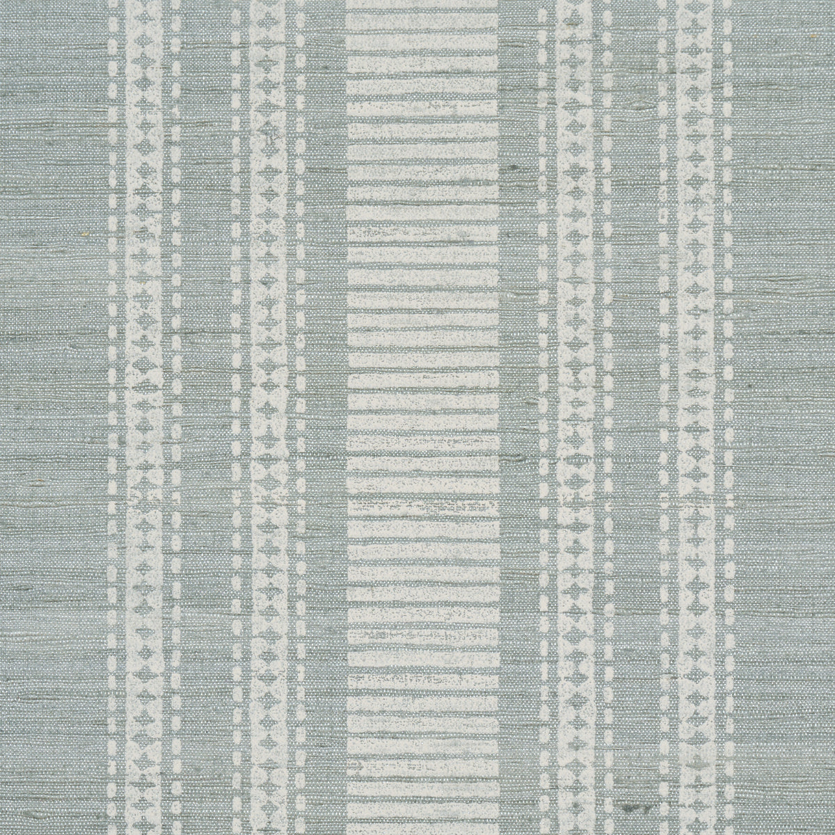 SCHUMACHER  PATTERSON FLYNN CASSIA SILK STRIPE WALLCOVERING   Sky   - 5017452