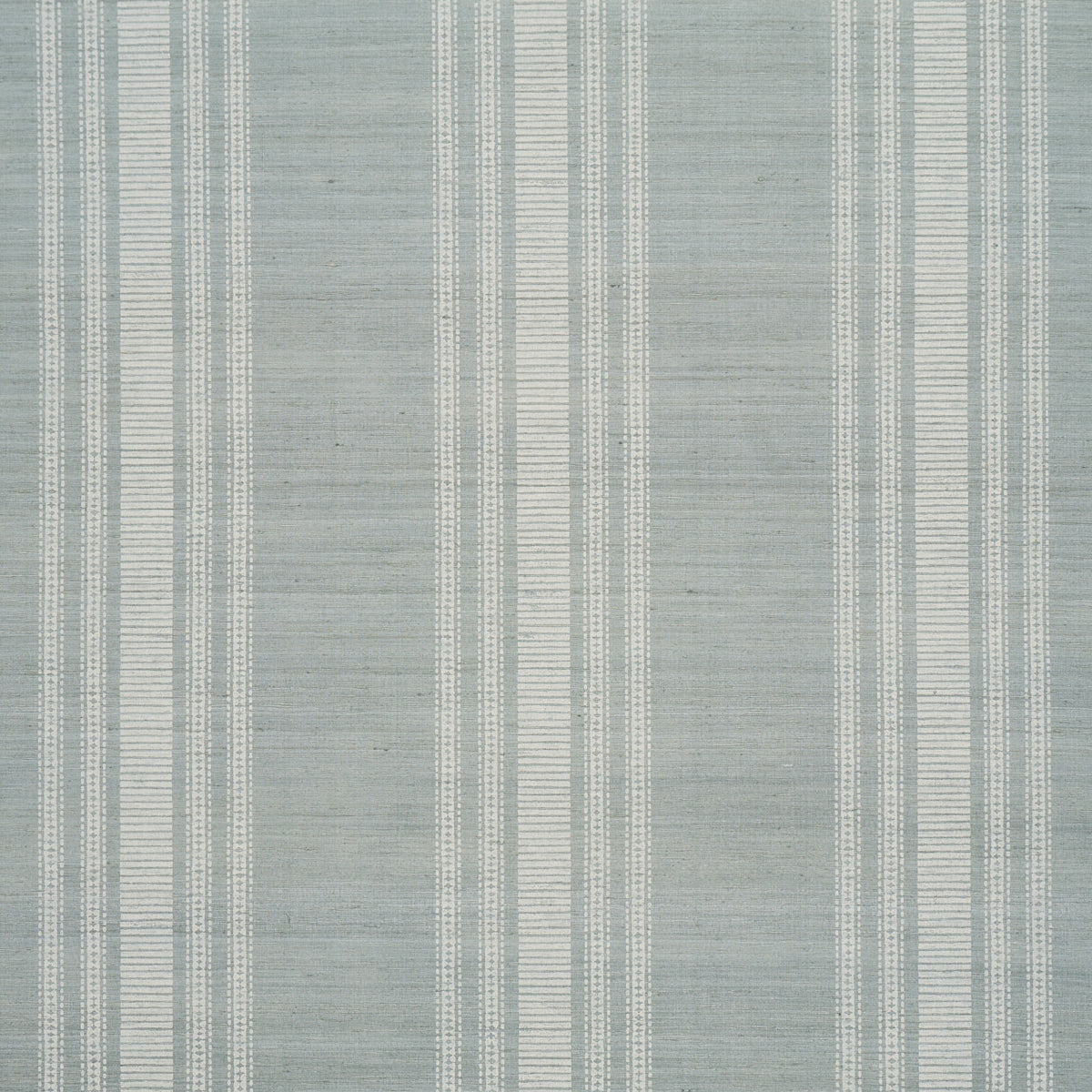 SCHUMACHER  PATTERSON FLYNN CASSIA SILK STRIPE WALLCOVERING   Sky   - 5017452
