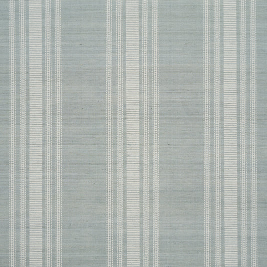 SCHUMACHER  PATTERSON FLYNN CASSIA SILK STRIPE WALLCOVERING   Sky   - 5017452
