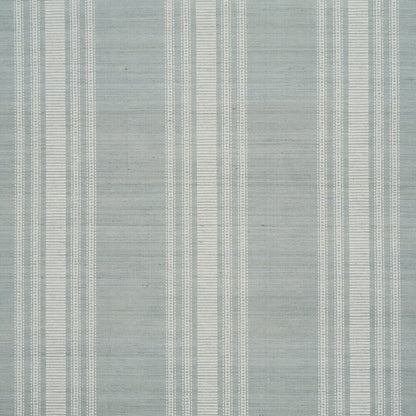 SCHUMACHER  PATTERSON FLYNN CASSIA SILK STRIPE WALLCOVERING   Sky   - 5017452