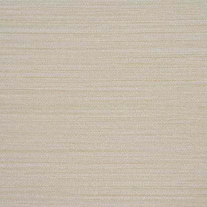 Beige fine-weave vinyl wallpaper with subtle horizontal stripes in soft neutral limestone tones.