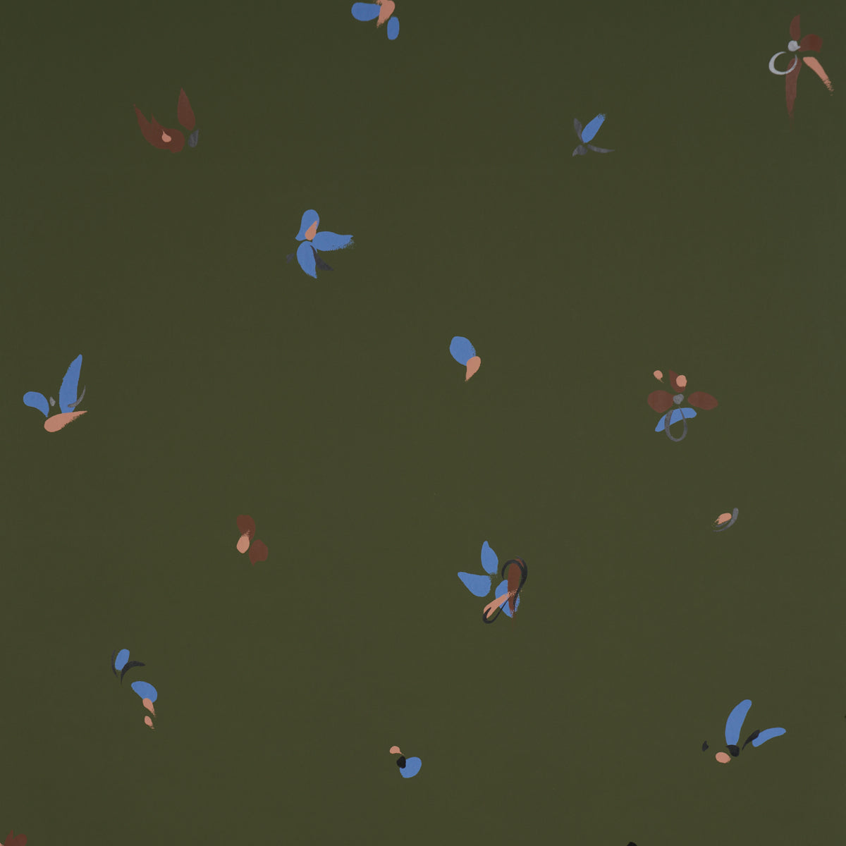 SCHUMACHER  BACKDROP LA BELLE   OLIVE   - 5017511