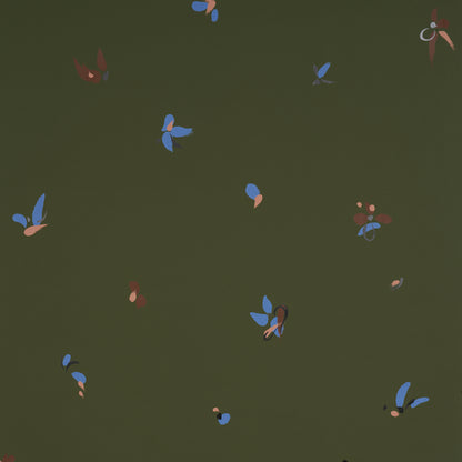 SCHUMACHER  BACKDROP LA BELLE   OLIVE   - 5017511