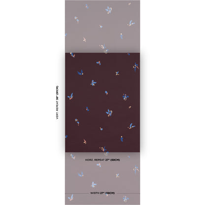 SCHUMACHER  BACKDROP LA BELLE   WARM PURPLE   - 5017512