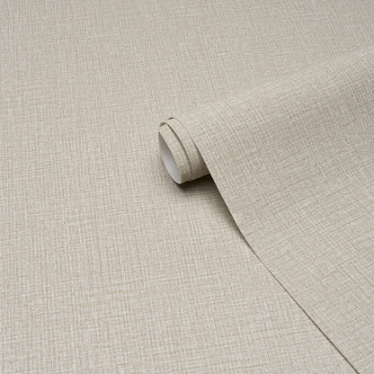 SCHUMACHER  SCHUMACHER UTILITY CAMPAGNE LINEN VINYL   STONE   - 5017523