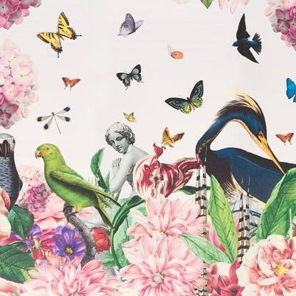 SCHUMACHER  KATIE LYDON FLORES PARADISI 4 PANEL SET   ROSE , PEONY   - 5017560