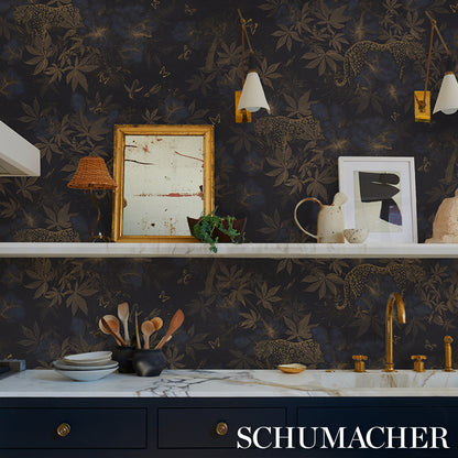 SCHUMACHER  KATIE LYDON NOCTURNUM   INDIGO , OCHRE   - 5017571