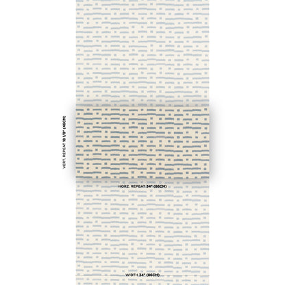 SCHUMACHER  PERENNIAL FAVORITES ABSTRACT IKAT SISAL   CADET   - 5017590