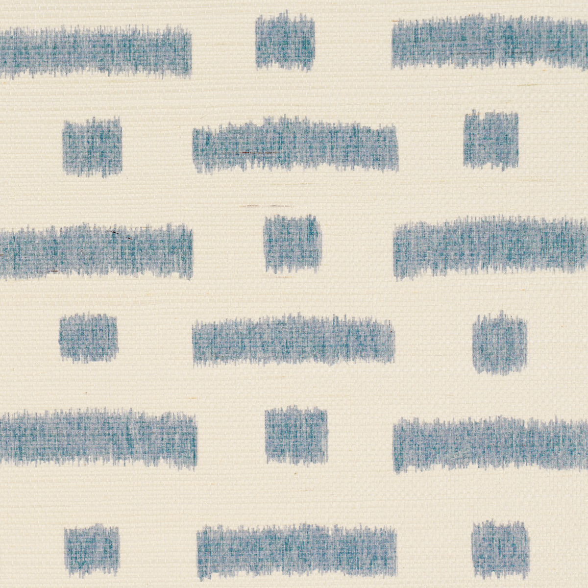 SCHUMACHER  PERENNIAL FAVORITES ABSTRACT IKAT SISAL   CADET   - 5017590